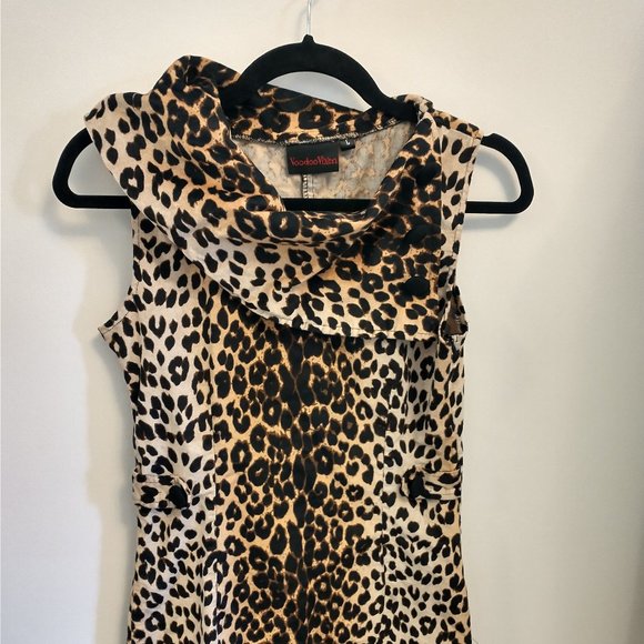 Voodoo Vixen Dresses & Skirts - Vintage inspired leopard print dress